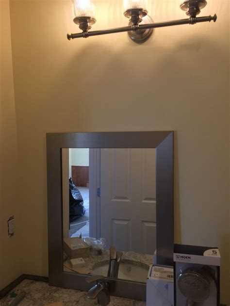 electrical box not centered over vanity|centering mirror over vanity light.